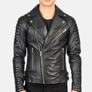 Bomber Men Leather Jacket