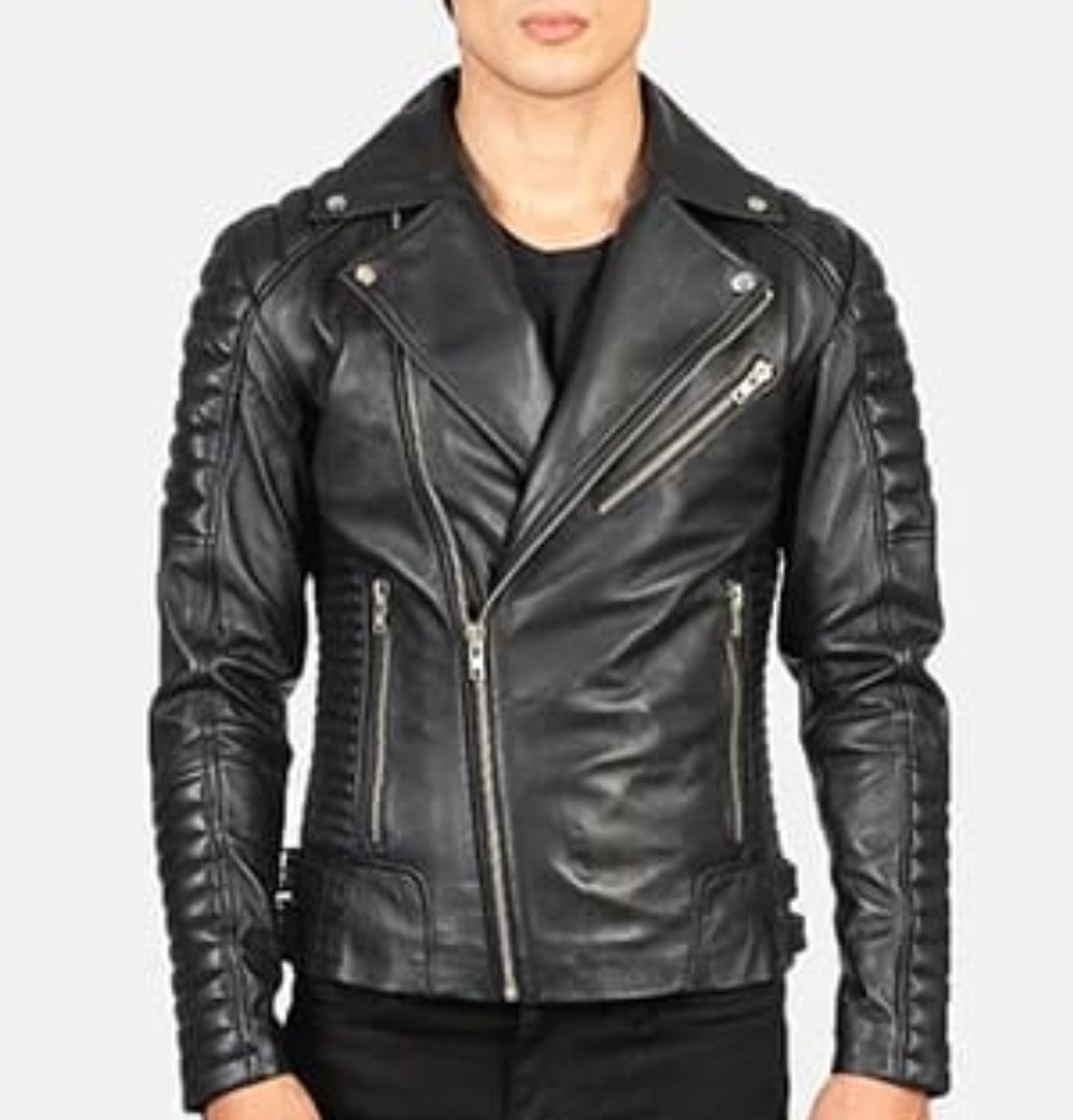 Bomber Men Leather Jacket