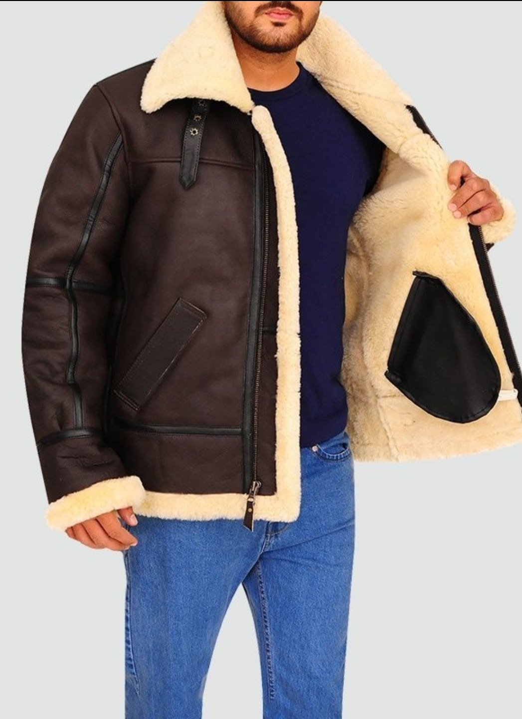 Men's Bomber Leather - Image 2