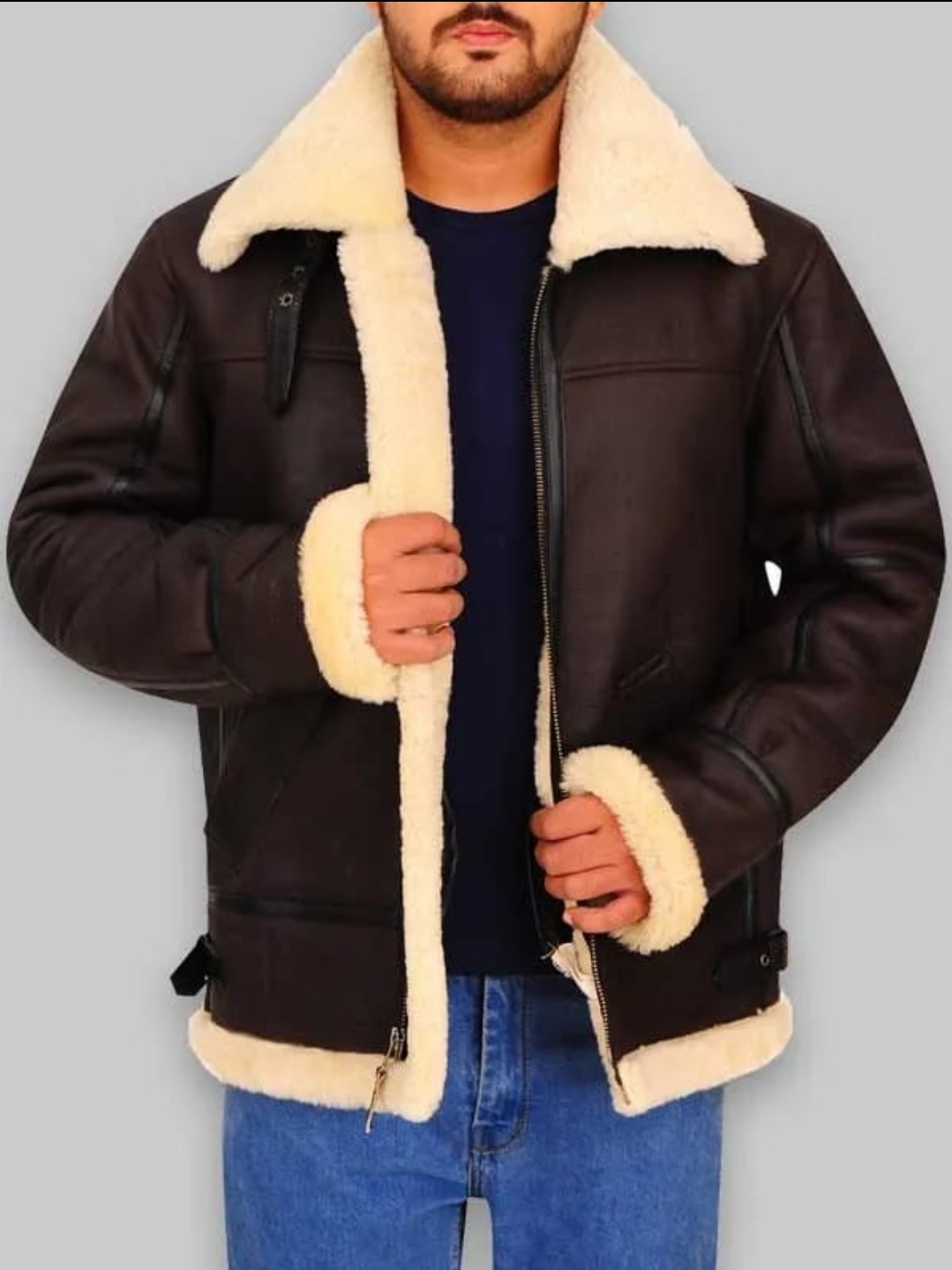 Men's Bomber Leather